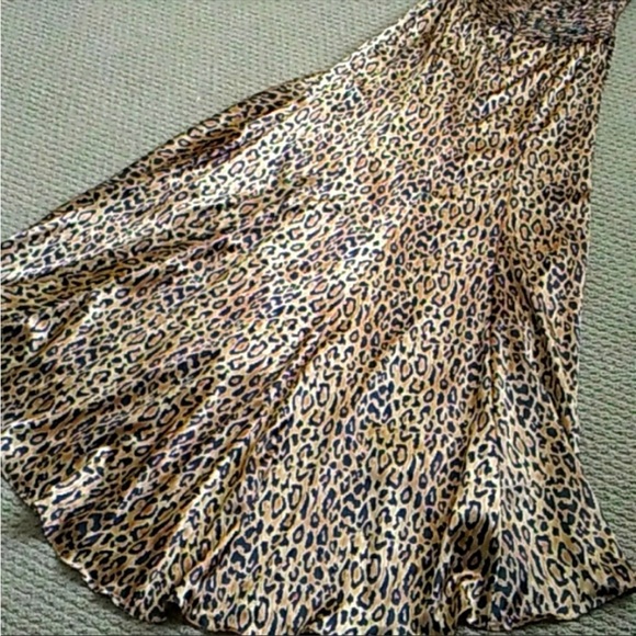 Tony Bowls animal print evening gown sz 10 New - Picture 11 of 12